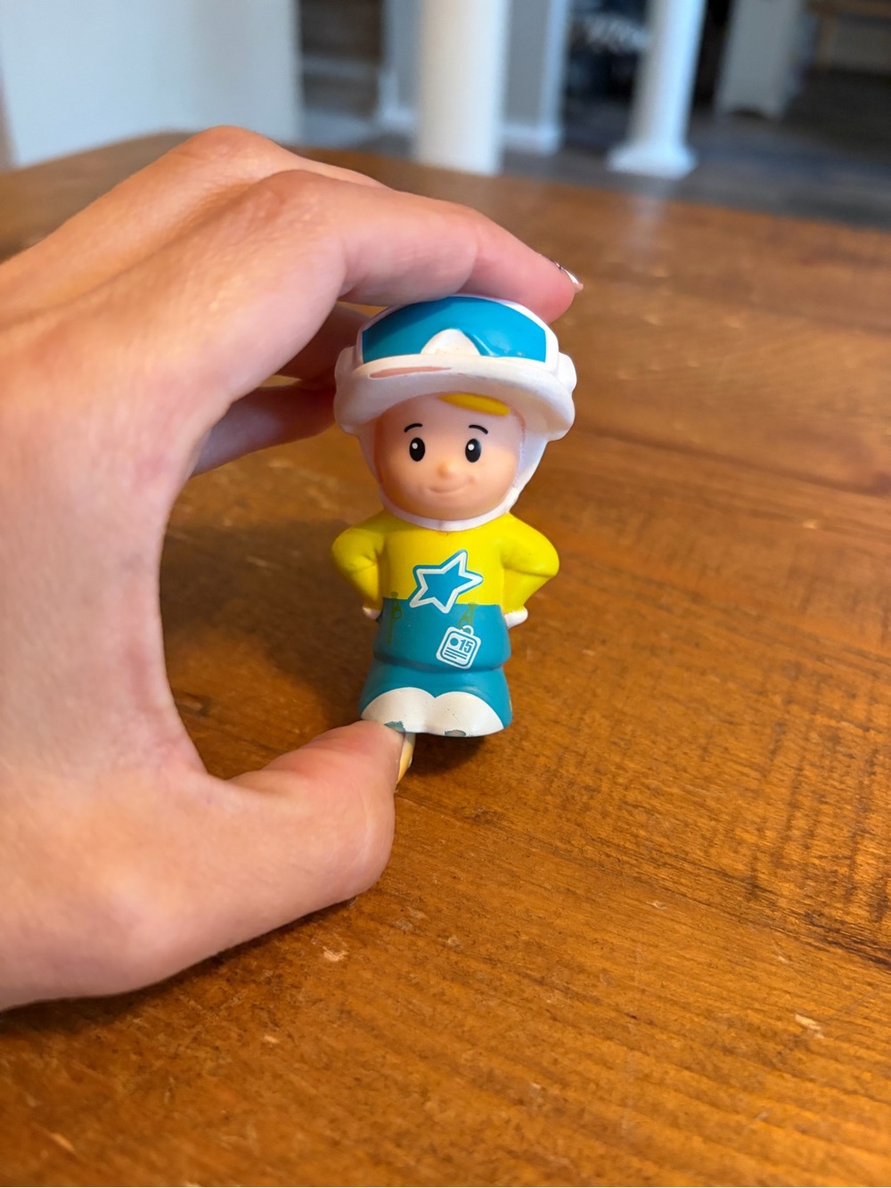 Fisher Price Little People snowboarder as is